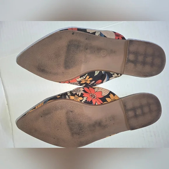 Tilocow Mules for Woman Comfortable Pointed Toe Backless Loafers Size 6 - Picture 4 of 4